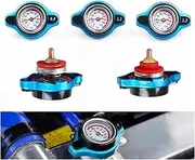 Car Thermostatic Gauge Radiator Cap 0.9 1.1 1.3 bar Small Head Water Temp Meter(0.9 Samll Head)