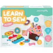 Learn to Sew,Dessert Theme Kids Sewing kit has 9 Sewing Crafts, Makes an Idea...