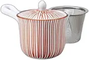 Sensuji Teapot Small Red (U) 3.5 x 3.7 x 3.7 inches (9 x 9 x 9.5 cm) 270cc | Teapot Setomonohonpo