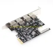 4 Port USB 3.0 PCI Express Card PC Karte Computer Controller Hub PCIe Adapter