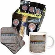 3dRose cgb_12765_1 Holiday Passover-Coffee Gift Basket, Multicolor