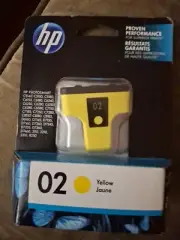 HP PHOTOSMART YELLOW JAUNE INK 02 PROVEN PERFORMANCES