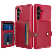 For Samsung Galaxy A55 5G Case Wallet Car Mount Phone Cover