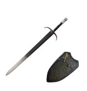 Game of Thrones - Jon Snow's Long Claw Sword with Wall Plaque