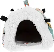 Happyyami Bird Nest Hamster Hideout Hammock Cozy Warm Shelter for Guinea Pigs Chinchillas Hedgehogs and Pets Breathable Soft Material Choice Random Color