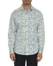 Robert Graham 2XL $300 "KAKAMAS" Floral Sport Shirt, NWT