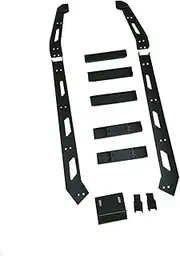 Tailgate Ladder Kit Rear Ladder Type C Metal Stairs Compatible for Suzuki Jimny JB64 Jb74 2018-2020 Aluminum Alloy Car Rear Door Laddder