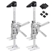 Oppsbuy 2 Pack Labor Saving Arm Jack 360KG 210mm Multifunctional Slow Descent Hand Lifting Jack Heavy Duty Support Tool