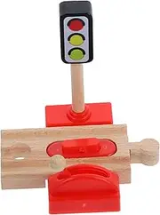 Wooden Train Track Accessories Train Accessories Railway Roadblock Model Boys and Girls Model for Games Safe Sturdy