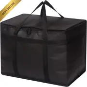 XL Insulated Food Delivery Bag Reusable Cooler Totes for Groceries