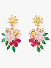 Bursting Blooms Drop Earrings
