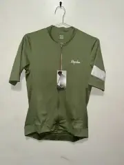 RAPHA Core Lightweight Jersey Women's Medium Short Sleeve Cycling Green