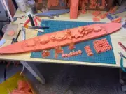 3D Printed 1/350 Soviet Union class Battleship Unpainted Model Kit NEW
