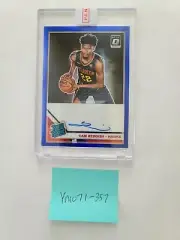 Cam Reddish 2019 DONRUSS OPTIC RATED ROOKIE AUTO RC BLUE HOLO #20/49 YM071-357