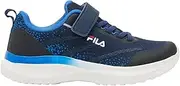 [Fila] Kid's Panzano Strap Sneaker, Navy/Blue/White, 5 US Big Kid