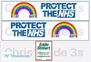 Code 3 Adhesive Vinyl Trailer Decal - Stobart NHS - 1/50 1/76 1/148 1/87 1/64