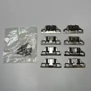 8pk Blum COMPACT 33 Hinge 133.024-01 Face Plate 1-3/8" OL with Screws