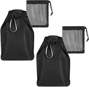 2 Pack Travel Soap Bag, Waterproof & Leakproof Soap Bar Case, Portable Soap Holder Travel Case, Soap Container Bag, Foldable Travel Soap Pouches for Shampoo Bars Travel Camping Enthusiasts (Color B)