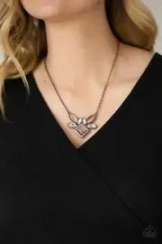 Paparazzi Jewelry Accessories - Amulet Avenue - Copper Necklace
