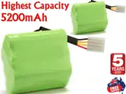 7.2V 5200mAh Ni-MH Battery For Neato XV-11,XV-12,XV-13,XV-14,XV-15, XV-21, XV-25