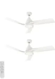 warmiplanet 52 Inch Indoor Ceiling Fans with Lights and Remote Control, (M676)