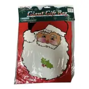 Vintage 2000 Mistletoe Moments Christmas Santa Giant Gift Bag *New Old Stock