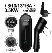 Electric Car Charger Type 2 32A 16A Charger Type 1 EV Charger Portable Electric Vehicle Charging Cable GBT for Tesla BYD TYPE 2 3.5KW 16A