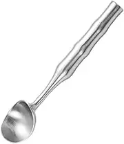 Generic Stainless Steel Ice Cream Scoop Multifunctional Ice Cream Spoon (Bamboo Joint)