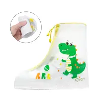 在飛比找momo購物網優惠-【JoyNa】兒童雨鞋套 防滑厚底耐磨筒高防雨防水鞋套(成人
