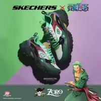 在飛比找蝦皮商城優惠-SKECHERS 休閒鞋 航海王 聯名款 索隆 STAMIN