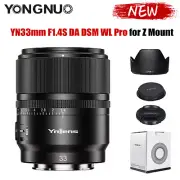 YONGNUO YN33mm F1.4Z DA DSM WL Pro APS-C Auto Focus Prime Lens for Nikon Z Mount