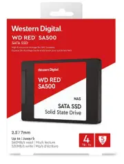 WD 4TB SSD RED NAS 2.5" SATA III Internal Solid State Drive SA500 6GB/s 560MB/s