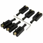 Guitar Roller Bridge Tremolo Saddles Surfing 6pcs Set Wrench for Fender Strat G