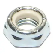 3/8"-16 Zinc Grade 2 Nylon Insert Lock Nuts (10 pcs.)