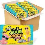 SOUR PATCH KIDS Tropical Soft & Chewy Candy, Valentines Candy, 12 - 3.5 oz Boxes