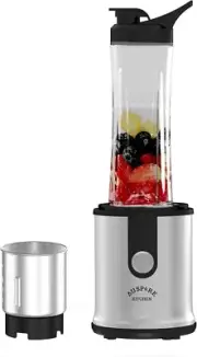 AUSPURE Easy 2-in-1 Grinder & Blender, Coffee Beans Spices Juice Maker Smoothie