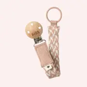 Paci Braid - Blush/Ivory by Bibs Dummies | the memo