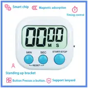 Timer, Kitchen Timer, Timer for Kids, Digital Timer for Cooking, Egg Timer White