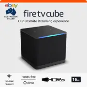 Fire TV Cube | Hands-Free Streaming Device with Alexa, Wi-Fi 6E, 4K Ultra HD, an