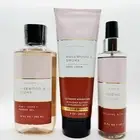 NEW SET! BATH & BODY WORKS ROSEWOOD & SMOKE MEN’S COLLECTION COLOGNE+CREAM+GEL