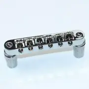 Chrome Tune-O-Matic Roller Bridge for LP, SG, and Other Guitars