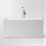 1400-1700*750*600mm Sunny 163 Gloss White Rectangle Acrylic Freestanding Bathtub
