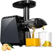 Centrifugal Juicer, 1300ml Juice Cup Capacity, 250w High-Power Fruit and Vegetable Juicer, Using 7-Stage Spiral Extrusion Technology, Food Grade Micropore Filter, Juice Content As High As 98%