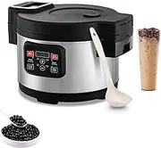 Fully Automatic Pearl Pot, 5L/9L/12L/16L Commercial Milk Tea Pearl Maker, Tapioca Pearl Pot Cooker with Smart Control Panel (Color : 12L)