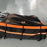 xinyee 800D Waterproof Cargo Bag Car Roof Cargo CER Universal Luggage Bag Storage Cube Bag 20 Cubic feet for All Cars with Rack