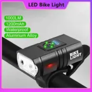 LED Bicycle Light Front USB Rechargeable Lantern Bike Lamps 1000LM Flashlight