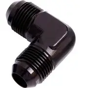 Aeroflow 90° Male Flare Union -16AN, AF821-16BLK