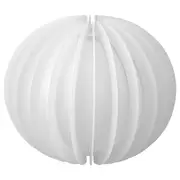 HAVSFJÄDER pendant lamp shade, white, 42 cm