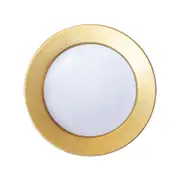 Bernardaud Sauvage White Accent Salad Plate
