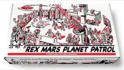Marx Rex Mars Planet Patrol Play Set Box